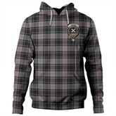 Clan Moffat Modern Tartan Hoodie Crest NRU0FBX3-1 Moffat Modern Tartan Hoodies